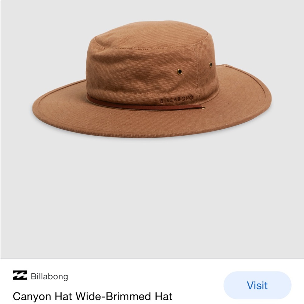 IN SEARCH OF BILLABONG CANYON HAT